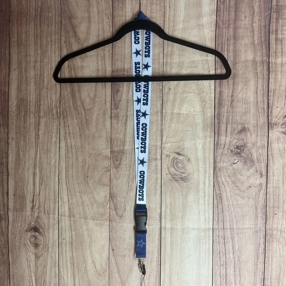 NFL Dallas Cowboys Football Lanyard Detachable Keychain Holder Strap 24